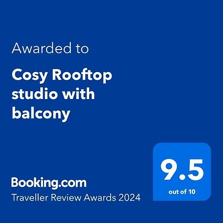 Cosy Rooftop Studio With Balcony 베오그라드 외부 사진